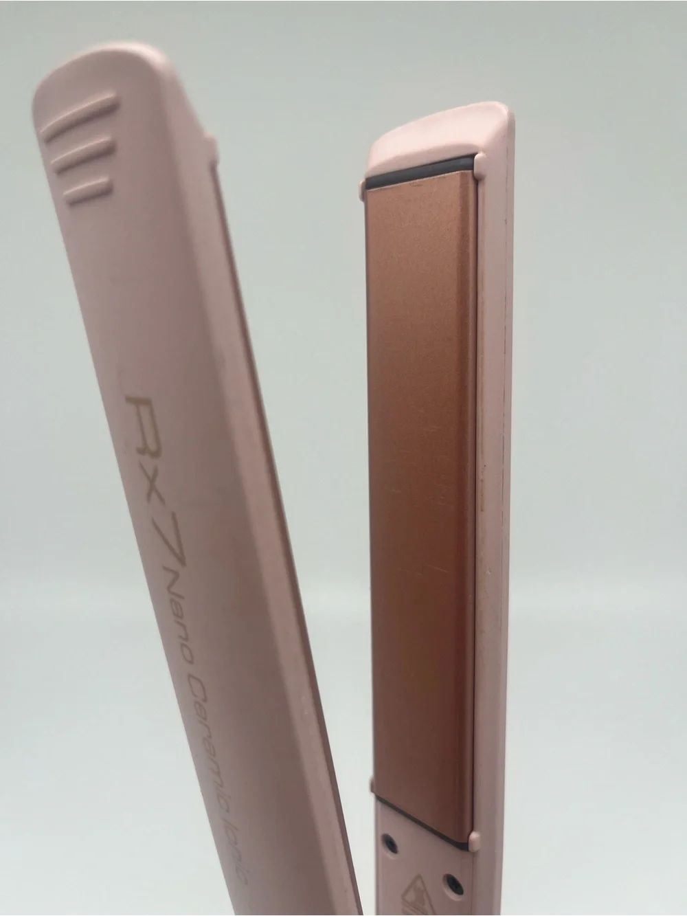 Ceramic Pink Rose Gold Flat Iron Hair Straightener
